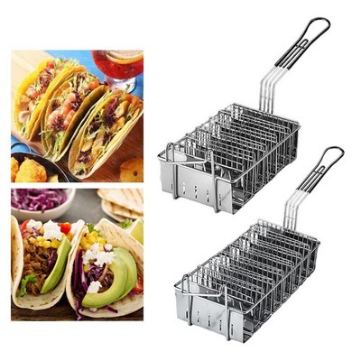 Taco-Frittierkorb, Küchenhelfer, Taco-Shell-Friteuse für die Küche im
