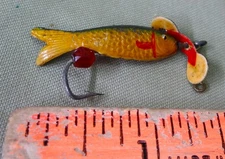 Rare Pflueger "Biz Minnow", 1 1/4", Appears Unfished, C. 1940