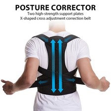 Back Brace Posture Corrector Women Men Shoulder Straightener Adjustable Support