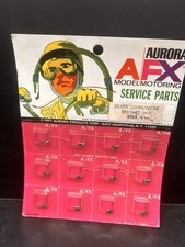 Brand New Aurora AFX 8503 Silver Commutator Brushes 12 Pairs NOS on Card