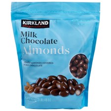 Kirkland Signature Chocolate Covered Almonds- 3lbs Exp. 11/26 or later