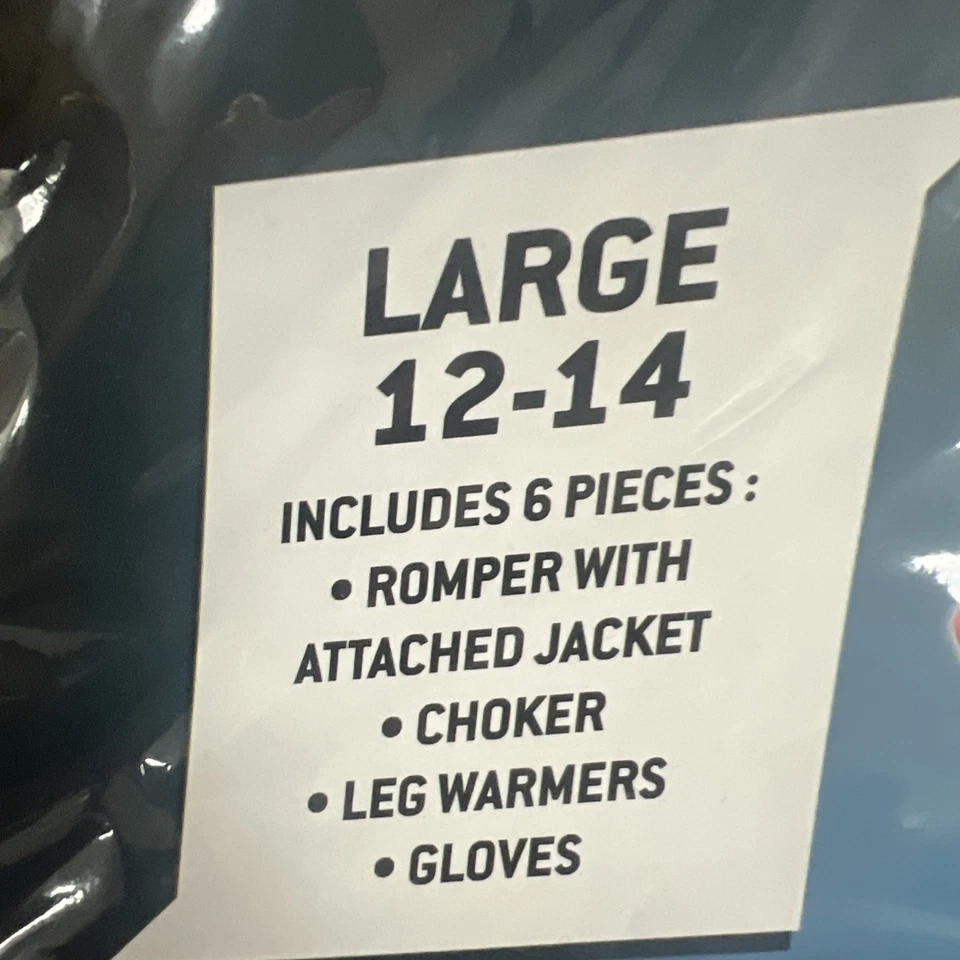 DC Comics Harley Quinn Niño Disfraz 6 Piezas Conjunto Niñas Talla Grande 12-14 Halloween Foto 2 de 4