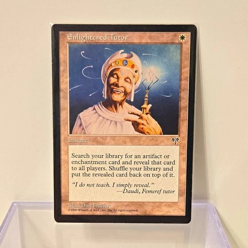 Wizards of the Coast MTG Enlightened Tutor Mirage Instant Rare Eng - product listing photo