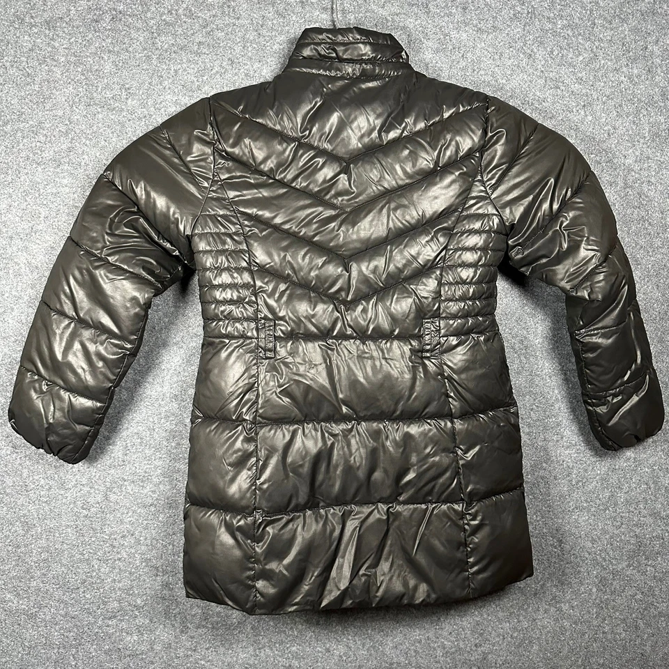 Michael Kors Girls Size 14 Black Puffer Coat Quilted Lightweight Jacket - Image 3 of 4