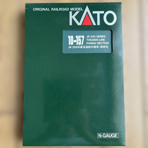 KATO JR 205 serie línea directa tren de cercanías Kansai color 7 vagones conjunto 166443 | Condition: Used