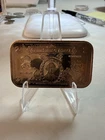 1 Oz .999 Fine Copper Silver Certificate $2 Bill Art Bar Round Bullion Ingot