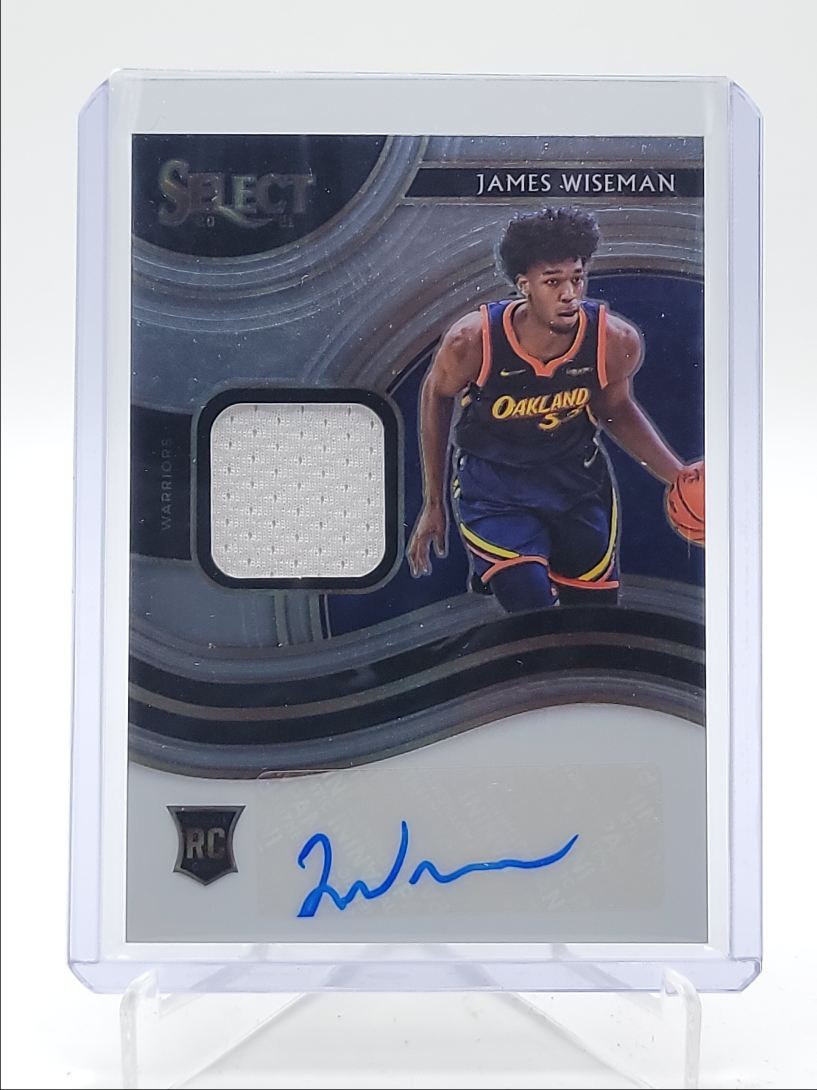 JAMES WISEMAN 2020-21 SELECT RPA ROOKIE PATCH AUTOGRAPH RC AUTO /199 Q6027