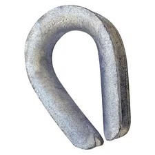 Crosby 1037675 Heavy Wire Rope Thimble, 3/8 In., Steel