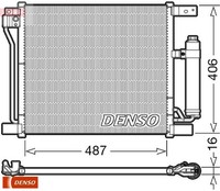 Denso DCN46021 Kondensator FüR Klimaanlage Kondensator Klimaanlage FüR Nissan