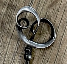 Antique Art Nouveau silver Charles Horner Stick pin Chester Hat Accessory