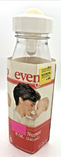Evenflo Plastic Nurser 8 oz. Clear White Cap Made in U.S.A. VTG Vintage 1986