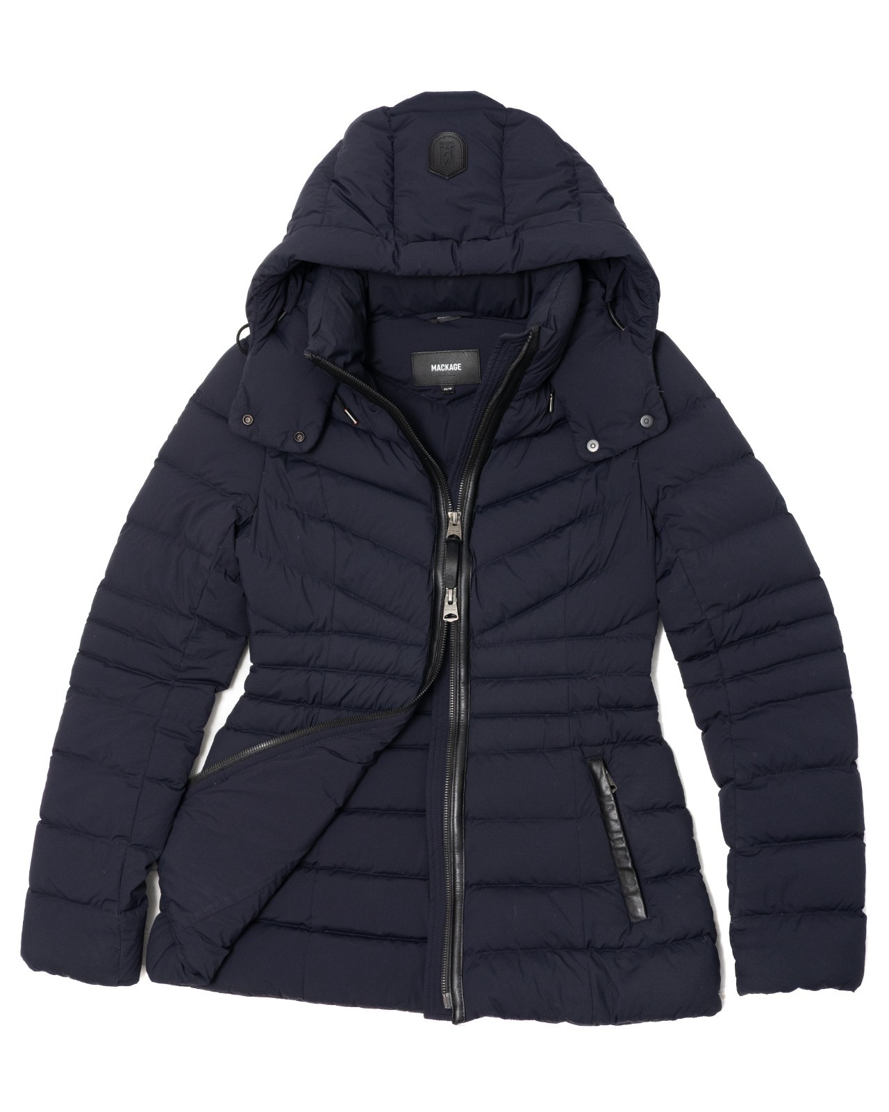 MACKAGE Patsy Down Jacket w Leather Detail - image 4