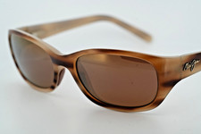 Maui Jim kuiaha Bay Sunglasses Full Rim Tortoise Rectangle Wrap Polarized Lens