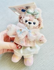 Shanghai Disneyland 2025 Winter Christmas Duffy ShellieMay Plush Toy Keychain
