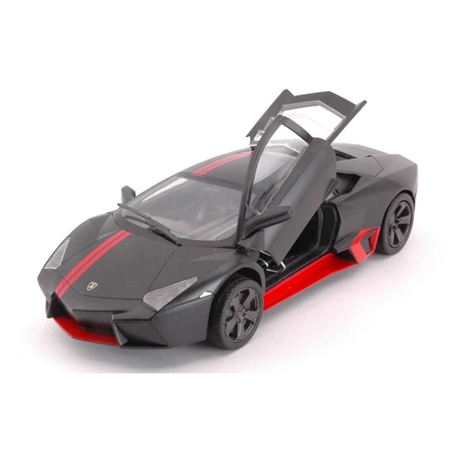 LAMBORGHINI REVENTON 2012 MATT BLACK 1:24 Motormax Auto Stradali Modellino Nuovo - Immagine 3 di 3