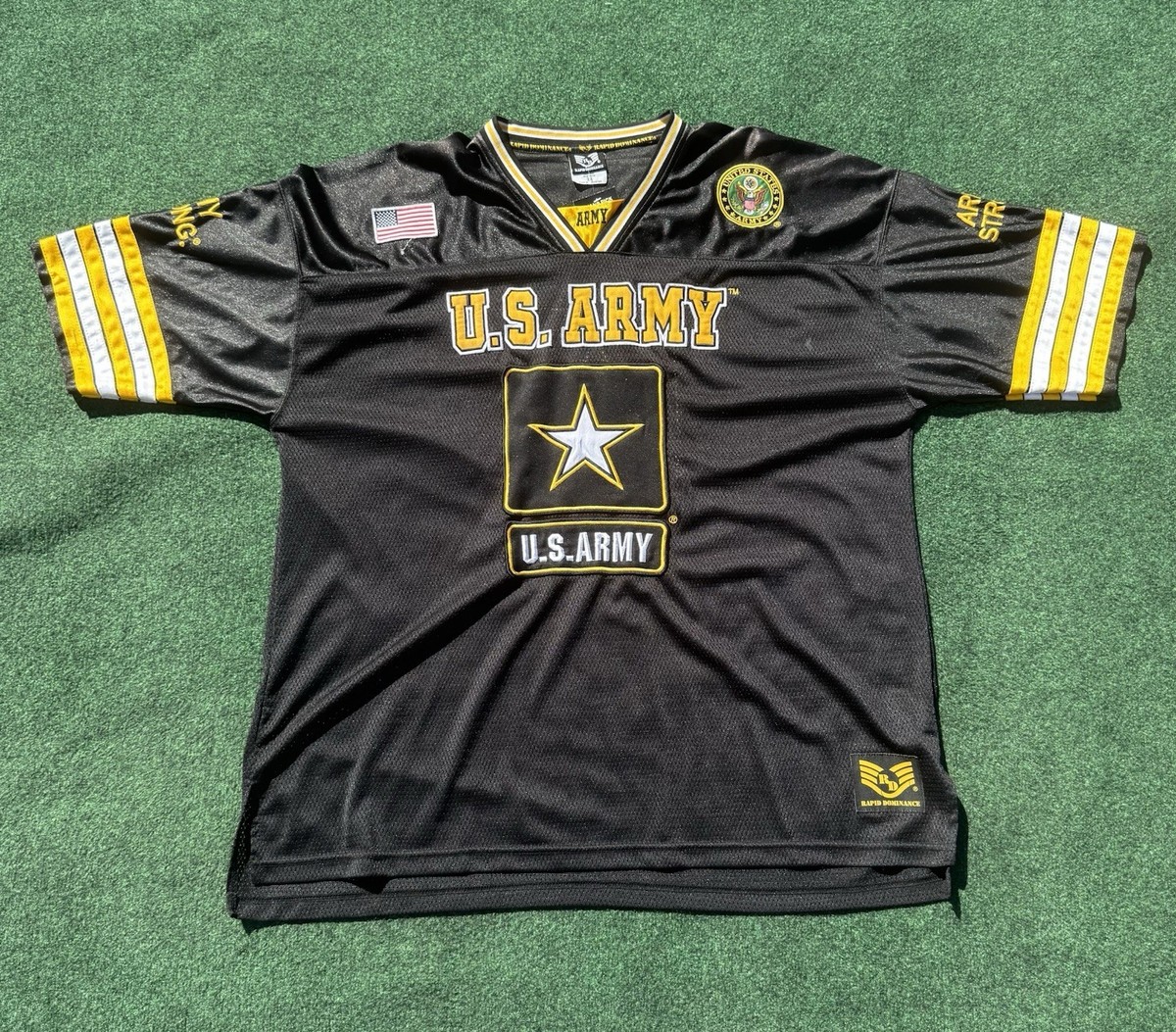 US Army Football Jersey Military Rapid Dominance Football Shirt