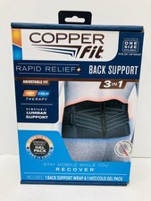 Copper Fit Back Support Rapid Relief Unisex One Size Fits 30  - 48  