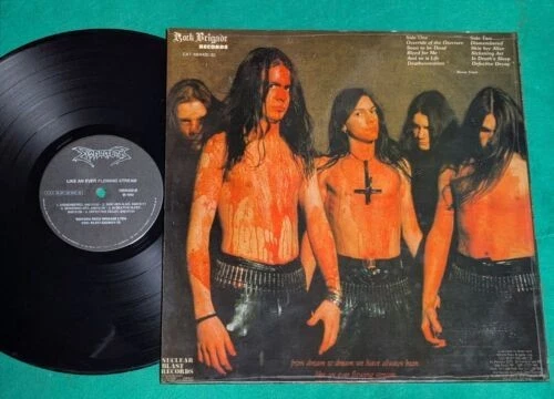 Dismember - Like An Ever Flowing Stream + 2 bonus track Brazil LP 1st Press 1992 Foto 2 de 2