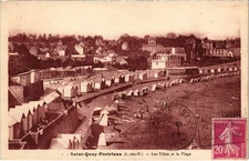 CPA St-QUAY-PORTRIEUX - Les Villas et la Plage (104041)