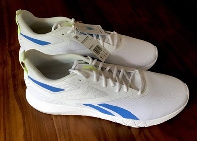 NEW Reebok Flexagon Force 4 Mens White Mesh Athletic Cross Training Shoes Sz 14