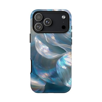 Phone Ink - iPhone / Galaxy / Pixel Case - Pearl in Motion Iridescent Blue