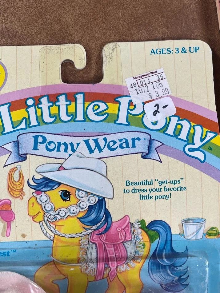 Nuevo My Little Pony - Pony Wear - BEST OF THE WEST Hasbro 1984 Foto 4 de 4
