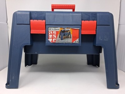 Sit N Stand By ZAG Tool Box Step Stool