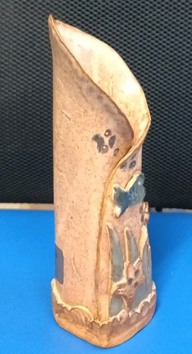 Vintage Acanthus Crafts Studio Pottery Small Fish Vase - Picture 4 of 11