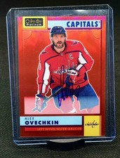 2022-23 O-Pee-Chee Platinum #R-5 Alex Ovechkin - Retro Red Auto Capitals 🔥🏒🔥