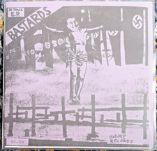 BASTARDS - Maailma Palaa Ja Kuolee 7" Finnish Hardcore punk |disorder anti cimex