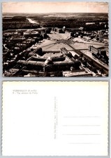 Vintage Versailles Palace France Aerial View Postcard CIM Ray-Delvert RPPC