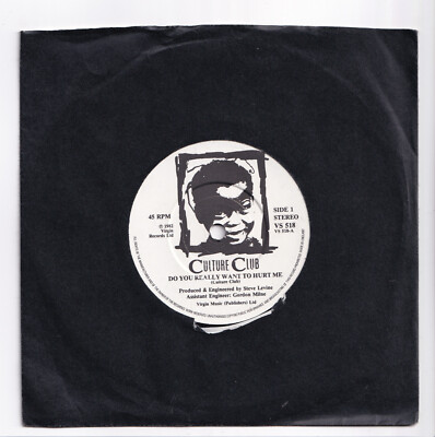 (AH745) Culture Club, Do You Really Want To Hurt Me - 1982 - 7 inch vinyl