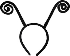 Butterfly Antenna Headband Ladybug Antenna Headpiece Moth Hairband for Halloween