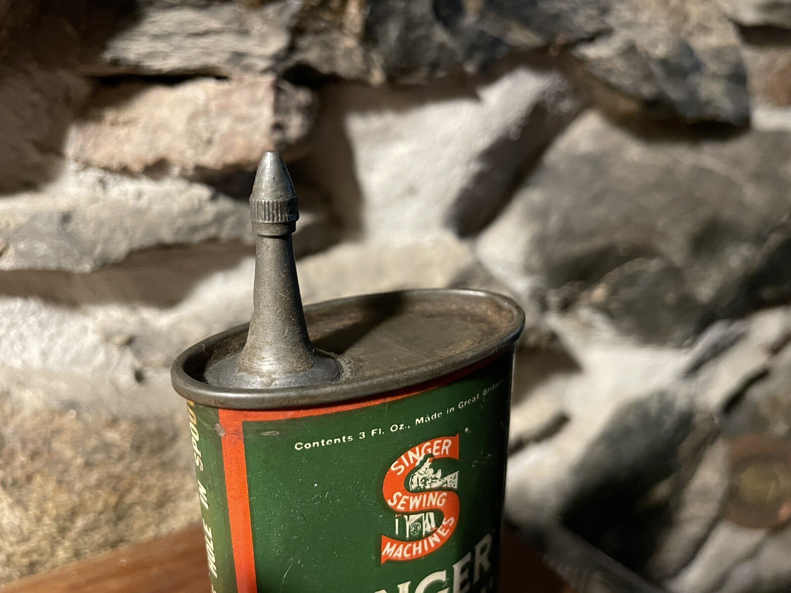 Vintage Singer Sewing Machine Oil Can eBay