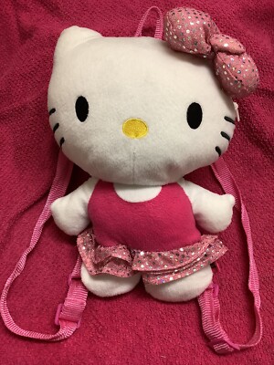 Sanrio Hello Kitty White Backpack with Pink Bow s-l400.jpg main image 2