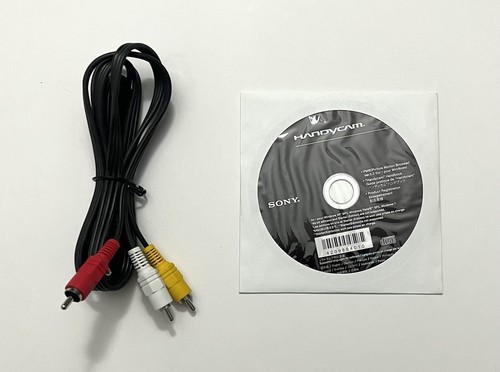 Sony DCR-SX20 HandyCam Box Manuels Cordon et Disque Logiciel PAS D'APPAREIL PHOTO - Photo 8 sur 8