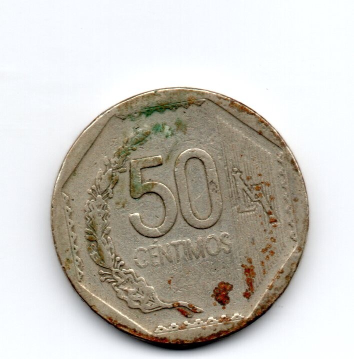 Perú 2009, Coat of arms/Inca motif, modern coin, 0.50 nuevo sol