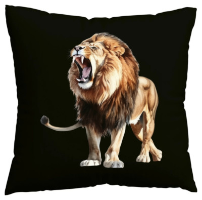 Kissenbezug Löwe Afrika Löwin Löwen Baby Simba Lion King Safari R Schwarz 404187
