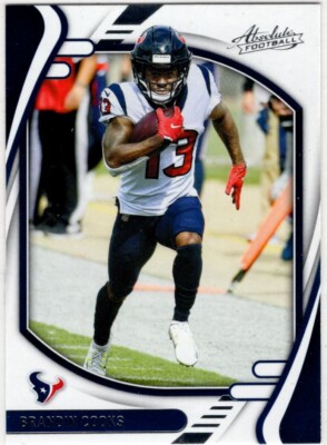 2021 Panini Absolute Football Brandin Cooks No. 56 Houston Texans
