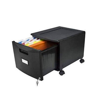  61264A01C File Cabinet, 1-Pack, Black 