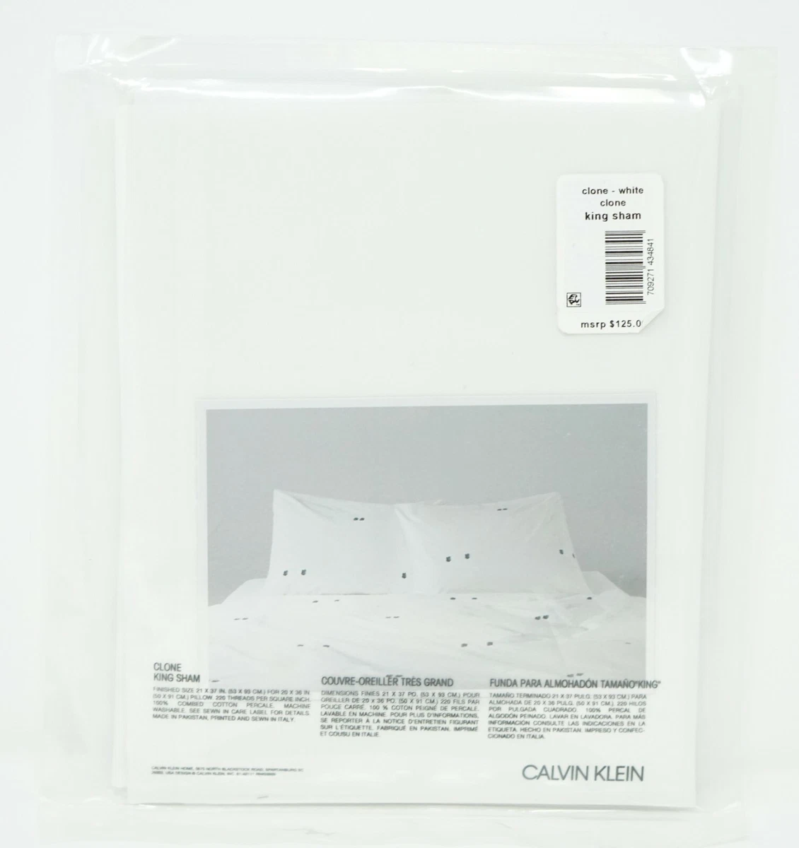 King pillow sham clearance dimensions