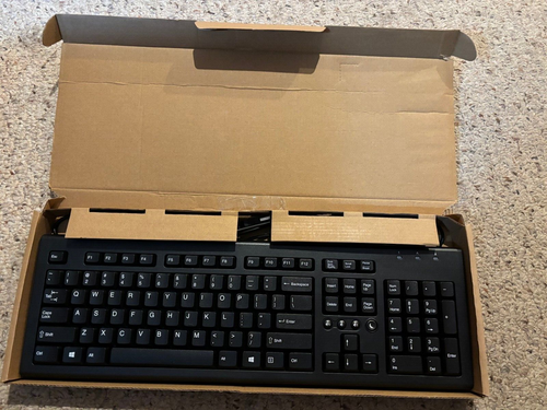 Unbranded Katydid USB Keyboard 697737-001 Open Box
