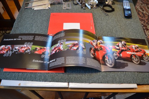 3 Ducati superbike sales brochure catalogs 749 999 ST 2001 2003 - Picture 3 of 8