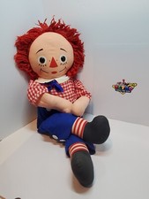 Vintage 24" Original 1960's Knickerbocker Raggedy Ann "Andy Doll" Plush Stuffed