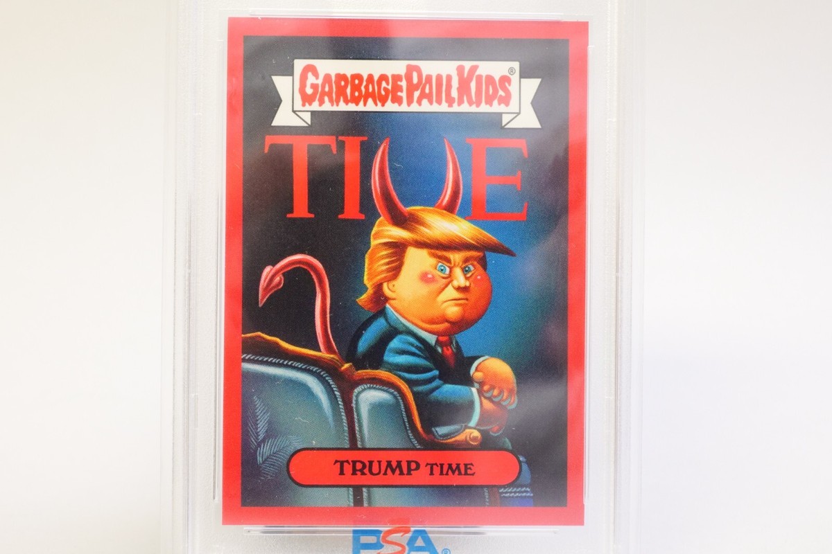 2015 GPK Garbage Pail Kids TRUMP TIME Donald Trump White
