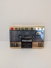Maxell XLII 90 Minute High Bias Blank Audio Cassette Tape SEALED NEW
