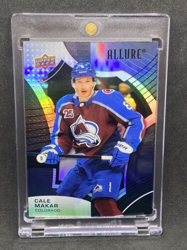 Cale Makar RARE BLACK REFRACTOR  INVESTMENT CARD SSP AVALANCHE MINT - Picture 1 of 2