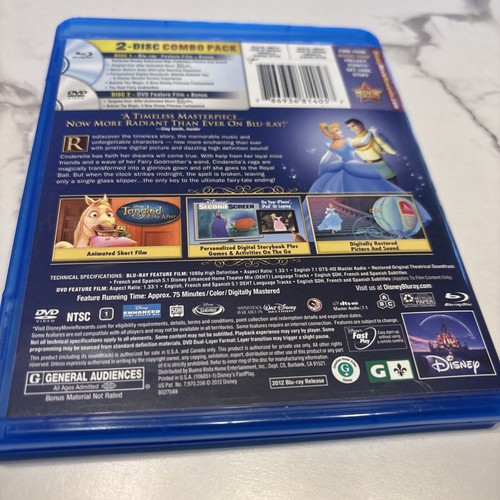 Cinderella (Two-Disc Diamond Edition Blu-ray/DVD Combo in Blu-ray Fast Shipping - Picture 5 of 5