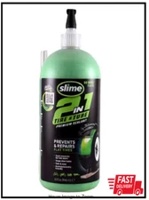 Slime 2-in-1 Tire & Tube Premium Sealant Prevents & Repairs, 32 oz