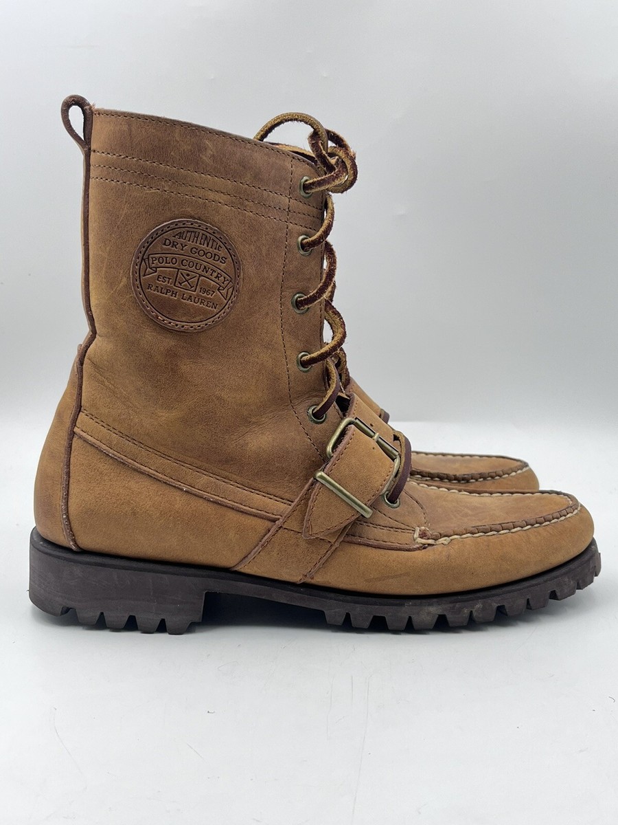RALPH LAUREN Authentic Dry Goods Polo Country Ranger Boots Women's